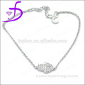 Wholesale 925 sterling silver hamsa charm bracelet